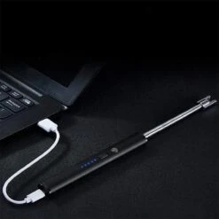 Le Briquet White Bull-Long Stick-Electronic Light-Rechargeable-Windproof Lighter Pour La Kitchen, La Bougie Et Le BBQ. -Magasin D'Accessoires Pour Barbecue 1200x1200 447