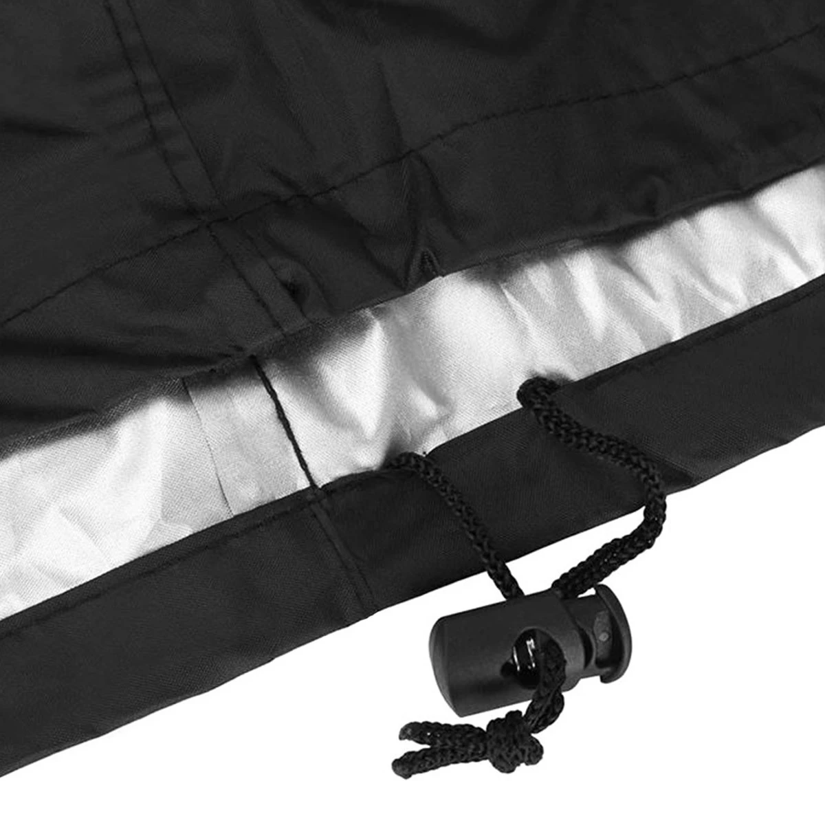 Housse De Barbecue QUVIO - Housse De Protection Pour BBQ - Housse - Housse - Accessoires De BBQ - Rectangle - Imperméable - Zwart - 80 X 60 X 100 Cm 4 Housse De Barbecue QUVIO - Housse De Protection Pour BBQ - Housse - Housse - Accessoires De BBQ - Rectangle - Imperméable - Zwart - 80 X 60 X 100 Cm – Image 2