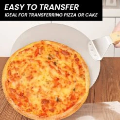 Pelle à Pizza En Aluminium De Premium Avec Manche En Bois De 22 Cm Pizza De 25,5 X 25,5 Cm / 10 Pouces Pour Cuire Une Pelle à Pizza En Aluminium Faite à La Main -Magasin D'Accessoires Pour Barbecue 1200x1200 465