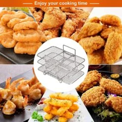 Support De Friteuse à Air Compatible Avec La Friteuse à Air Ninja Dual Air Accessoires De Vêtements Pour Bébé Air / Dual Zone / Rack -Magasin D'Accessoires Pour Barbecue 1200x1200 507