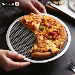 Schutzit - 2 Pièces Assiette à Pizza - 25,5 Cm - Plaque De Cuisson à Pizza - Plaque De Fond En Maille - Forme De Pizza - Plaque à Pizza BBQ 16 Schutzit - 2 Pièces Assiette à Pizza - 25,5 Cm - Plaque De Cuisson à Pizza - Plaque De Fond En Maille - Forme De Pizza - Plaque à Pizza BBQ -Magasin D'Accessoires Pour Barbecue 1200x1200 542