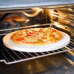 Pierre à Pizza Ronde Pour Four Et Grill - Pour Une Base Croustillante - Fabriquée En Cordiérite Jusqu'à 900 °C - Résistante à La Chaleur -Magasin D'Accessoires Pour Barbecue 1200x1200 546