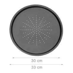 Relaxdays 3 Assiettes De Pizza Avec Grille, Plaque De Cuisson De La Pizza D'environ 33 Cm, Assiette De Pizza 3 Pièces -Magasin D'Accessoires Pour Barbecue 1200x1200 574