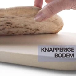Pierre à Pizza Buxibo - Pour BBQ Et Four - Planche De Service Incluse - Planche à Pizza / étagère à Pizza - 30,5 X 38,1 X 11 Cm -Magasin D'Accessoires Pour Barbecue 1200x1200 604