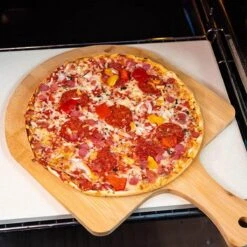 Pierre à Pizza Buxibo - Pour BBQ Et Four - Planche De Service Incluse - Planche à Pizza / étagère à Pizza - 30,5 X 38,1 X 11 Cm -Magasin D'Accessoires Pour Barbecue 1200x1200 606