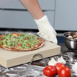 Ensemble à Pizza Relaxdays 3er - Pierre à Pizza - Gants De Cuisine - Assiette à Pizza - Gant De Barbecue -Magasin D'Accessoires Pour Barbecue 1200x1200 613