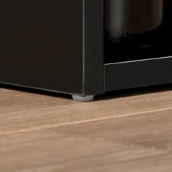 HOMCOM Table De Bar, Bureau, Table De Cuisine Avec 3 étagères, Aggloméré Noir 835-390 -Magasin D'Accessoires Pour Barbecue 1200x1200 670