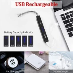 PENDEI Briquet électrique Rechargeable USB Avec Indicateur De Batterie LED Cou Flexible 360 Degrés Coupe-vent Pour Bougies Barbecue Feux D'artifice Cuisinière à Gaz Cuisine Camping 12 PENDEI Briquet électrique Rechargeable USB Avec Indicateur De Batterie LED Cou Flexible 360 Degrés Coupe-vent Pour Bougies Barbecue Feux D'artifice Cuisinière à Gaz Cuisine Camping -Magasin D'Accessoires Pour Barbecue 1200x1200 710