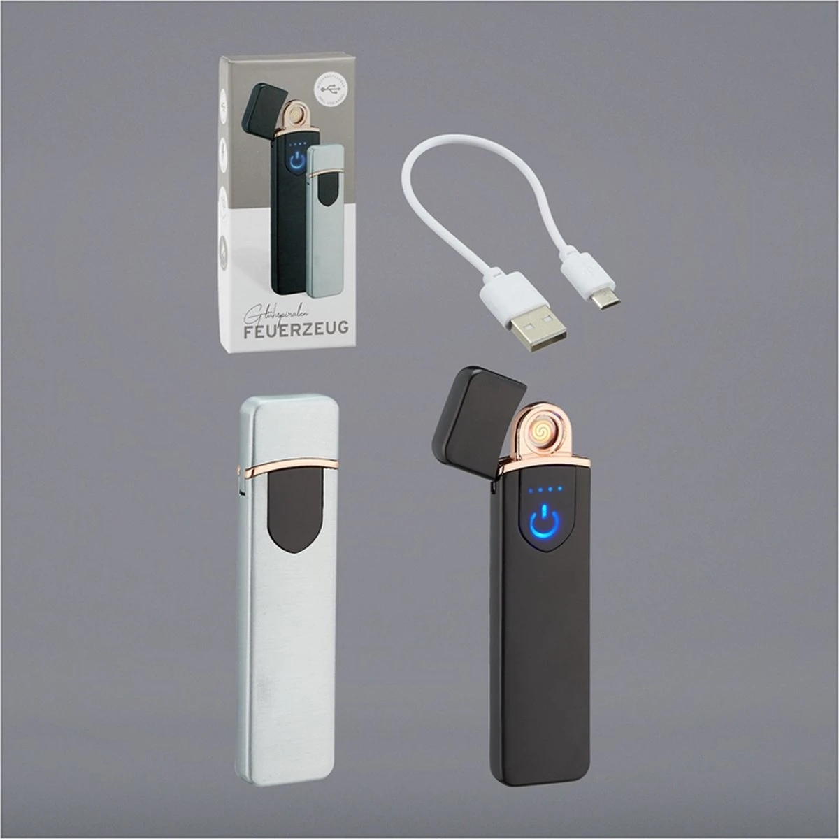 Briquet électrique Rechargeable - Résistant Au Vent Et Aux Tempêtes - Plasma - Batterie Puissante - Rechargeable 2x8 Cm 5 Briquet électrique Rechargeable - Résistant Au Vent Et Aux Tempêtes - Plasma - Batterie Puissante - Rechargeable 2x8 Cm – Image 3