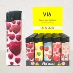 50x Briquets Rechargeables - Unilite - Briquet Clic De Haute Qualité - Avec Imprimé Love / Hearts -Magasin D'Accessoires Pour Barbecue 1200x1200 714