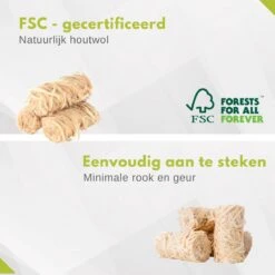 Copeaux D'éclairage En Laine De Bois Veluw - Wokkels D'éclairage Professionnels - 2 Kg - +/- 150 Pièces - Copeaux De Bois D'éclairage -Magasin D'Accessoires Pour Barbecue 1200x1200 724