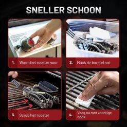 Extra Fort Acier Premium BBQ Brosse Inoxydable Avec Grattoir - Cleaner - Barbecue Brosse - BBQ Brosse De Nettoyage Brosse - Brosse De Nettoyage Pour Grate - Brosse Métallique Et Sans Cheveux -Magasin D'Accessoires Pour Barbecue 1200x1200 861