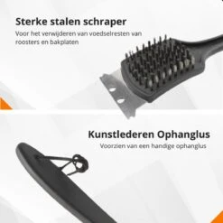 Veluw BBQ Brush With Scraper - Brosse Pour Gril / Brosse En Acier - 70x310x (H) 85mm 11 Veluw BBQ Brush With Scraper - Brosse Pour Gril / Brosse En Acier - 70x310x (H) 85mm -Magasin D'Accessoires Pour Barbecue 1200x1200 874