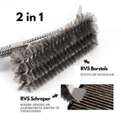 Gohh Brosse Pour Barbecue Avec Grattoir - Brosse De Nettoyage - Grattoir Pour Barbecue Avec Sac De Rangement Pratique 2 En 1 13 Gohh Brosse Pour Barbecue Avec Grattoir - Brosse De Nettoyage - Grattoir Pour Barbecue Avec Sac De Rangement Pratique 2 En 1 -Magasin D'Accessoires Pour Barbecue 1200x1200 899