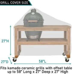 CUHOC Diamond Cover Pour Table Big Green Egg - Table BBQ 170x60x80x140 Cm 13 CUHOC Diamond Cover Pour Table Big Green Egg - Table BBQ 170x60x80x140 Cm -Magasin D'Accessoires Pour Barbecue 1200x1200 927