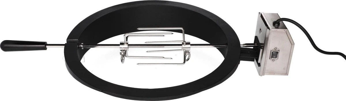 Kit Rôtissoire Mustang Pour Kamado M - Grillspit - Rôtissoire - Noir - Electrique 3 Kit Rôtissoire Mustang Pour Kamado M - Grillspit - Rôtissoire - Noir - Electrique