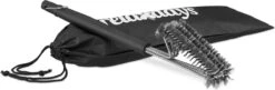 Relaxdays Brosse à Barbecue En Acier Inoxydable - Brosse Métallique Barbecue - Brosse De Nettoyage - Brosse Métallique -Magasin D'Accessoires Pour Barbecue 1200x392