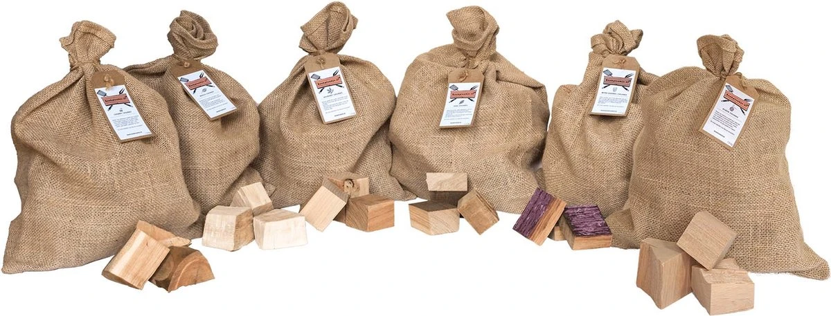 Assortiment De Morceaux XXL | BBQ | Bois De Fumée | Paquet Cadeau 3 Assortiment De Morceaux XXL | BBQ | Bois De Fumée | Paquet Cadeau