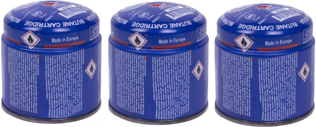 Camping - Réchaud / Réchaud - 3x - Recharge Gaz - Réservoir à Piquer - 190 Grammes 3 Camping - Réchaud / Réchaud - 3x - Recharge Gaz - Réservoir à Piquer - 190 Grammes