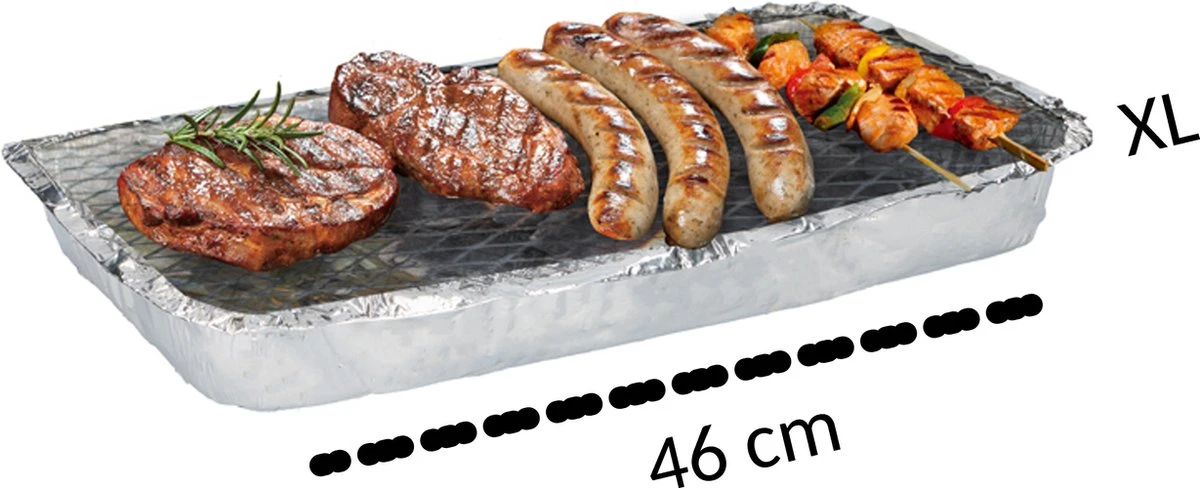 Set Barbecue - Instantané - Jetable - Barbecue Extérieur - Table - Grille - Balcon - Pique-nique - Accessoires Barbecue - Grill - 3 Tailles XL 1200 Grammes , L 600 Grammes , S 376 Grammes 6 Set Barbecue - Instantané - Jetable - Barbecue Extérieur - Table - Grille - Balcon - Pique-nique - Accessoires Barbecue - Grill - 3 Tailles XL 1200 Grammes , L 600 Grammes , S 376 Grammes – Image 4