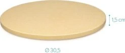 Navaris Pour Four XL - Plaque à Pizza En Pierre Naturelle - Plaque à Pizza Pour Au Four Ou Au Barbecue - Pierre à Pain - Ronde - Diamètre 30,5 Cm 14 Navaris Pour Four XL - Plaque à Pizza En Pierre Naturelle - Plaque à Pizza Pour Au Four Ou Au Barbecue - Pierre à Pain - Ronde - Diamètre 30,5 Cm -Magasin D'Accessoires Pour Barbecue 1200x508