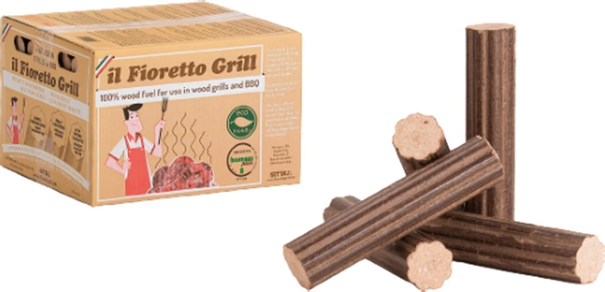 Briquettes De Bois De Hêtre Italien Fior Di Brace Pour Le Four à Pizza, Le Gril Et Le Barbecue 13KG, Mieux Que Le Charbon De Bois! 5 Briquettes De Bois De Hêtre Italien Fior Di Brace Pour Le Four à Pizza, Le Gril Et Le Barbecue 13KG, Mieux Que Le Charbon De Bois! – Image 3