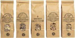 Smokey Olive Wood Gifbox Nº3 5x 500ml - Citroen - Chêne Vert - Olive - Amande - Orange -Magasin D'Accessoires Pour Barbecue 1200x601 2