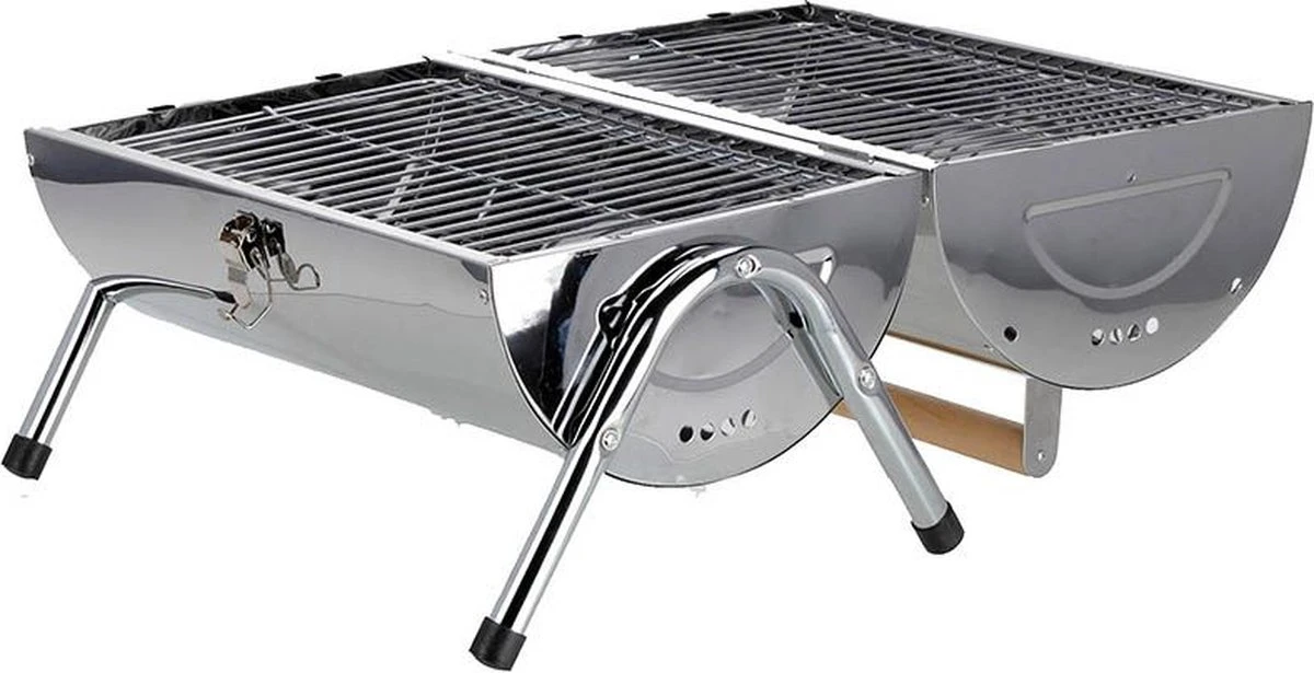 Barbecue Cylindrique De Luxe Oneiro Avec Double Surface De Cuisson - 41x29xH38cm - été - Grillade - Jardin - Cuisine - Salle à Manger 7 Barbecue Cylindrique De Luxe Oneiro Avec Double Surface De Cuisson - 41x29xH38cm - été - Grillade - Jardin - Cuisine - Salle à Manger – Image 5