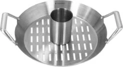 Grille à Rôtir Poulet Navaris Pour BBQ - Grille à Poulet En Acier Inoxydable - Grille Avec égouttoir D'un Diamètre De 30,5 Cm - Rôtissage De Poulet Debout -Magasin D'Accessoires Pour Barbecue 1200x650 2