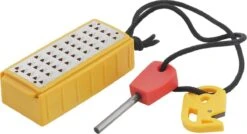 Fire Starter + Tinder Maker Survival Set - Pack Pal Outdoor Firemaker Râpe à Bois Tinder Tinder Fire Making Firesteel Survival Kit Briquet Magnesium Stick Flint Magnesium Stick Spark Maker Magnesium Rod