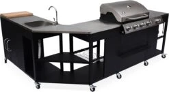 Barbecue à Gaz Rochefort 5 Brûleurs évier Planche à Découper Batterie De Cuisine Plan De Travail Et Thermomètre - Raccordement Au Gaz G1 2 F15-21 8 Barbecue à Gaz Rochefort 5 Brûleurs évier Planche à Découper Batterie De Cuisine Plan De Travail Et Thermomètre - Raccordement Au Gaz G1 2 F15-21 -Magasin D'Accessoires Pour Barbecue 1200x654