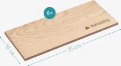 Navaris 6x Bois à Fumer Pour Barbecue - Set De 6 Planches à Fumer En Bois - 35x14 Cm - En Bois De Cèdre -Magasin D'Accessoires Pour Barbecue 1200x655 2