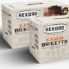 Briquette De Lignite 20 Kg Briquettes REKORD - Briquettes De Bois De Chauffage Pressées - 20 Kg - 36 Briquettes. -Magasin D'Accessoires Pour Barbecue 1200x660