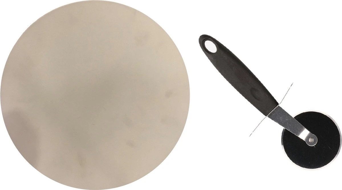 Pierre à Pizza En Céramique Pour Le Barbecue 36 Cm - Avec Coupe-pizza 19 Cm - Pierre à Pizza Pour BBQ/ Four 3 Pierre à Pizza En Céramique Pour Le Barbecue 36 Cm - Avec Coupe-pizza 19 Cm - Pierre à Pizza Pour BBQ/ Four