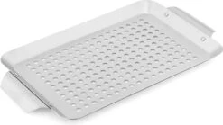 Grille Et Plateau De BBQ Navaris - Grille De Barbecue Pour Viande, Poisson Et Légumes - Convient Au Four Et Au Barbecue - Grille De Barbecue Rectangulaire