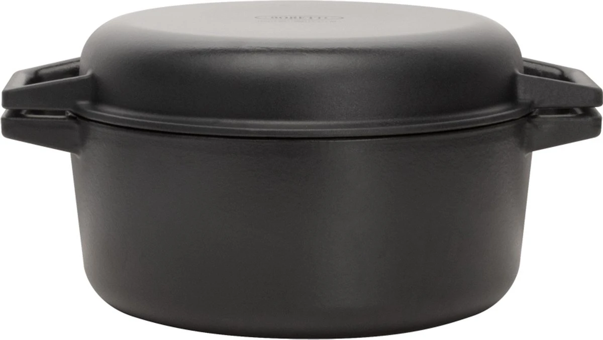 Boretti Solido 26 Cm Avec Couvercle Grill En Fonte - Tous Feux 3 Boretti Solido 26 Cm Avec Couvercle Grill En Fonte - Tous Feux