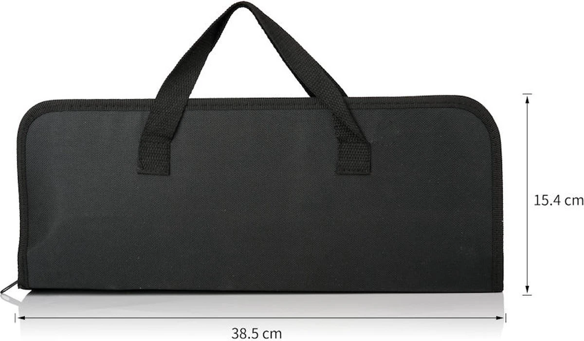 Decopatent® Ensemble D'outils De Barbecue De 22 Pièces Dans Un étui De Transport - Set' Accessoires De Barbecue - Pince à BBQ Spatule Couteau Fourchette Brosse Brochette 5 Decopatent® Ensemble D'outils De Barbecue De 22 Pièces Dans Un étui De Transport - Set' Accessoires De Barbecue - Pince à BBQ Spatule Couteau Fourchette Brosse Brochette – Image 3