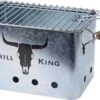 MikaMax - Barbecue Au Charbon De Bois Grill King - Acier Inoxydable - Comprend Un Cendrier Amovible Et Des Poignées Pliables -Magasin D'Accessoires Pour Barbecue 1200x720