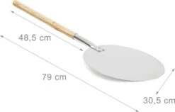 Relaxdays 2er Set De Pizza - Pierre à Pizza - Cuillère à Pizza Ronde - Spatule à Pizza - Pierre à Pizza -Magasin D'Accessoires Pour Barbecue 1200x769