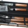 S LUXURY BBQ Set/4, Ensemble D'outils Pour Barbecue Pinces, Spatule, Fourchette, Couteau En Acier Inoxydable Avec Manche En Bois De Noyer Huilé Dans Un étui De Luxe -Magasin D'Accessoires Pour Barbecue 1200x782