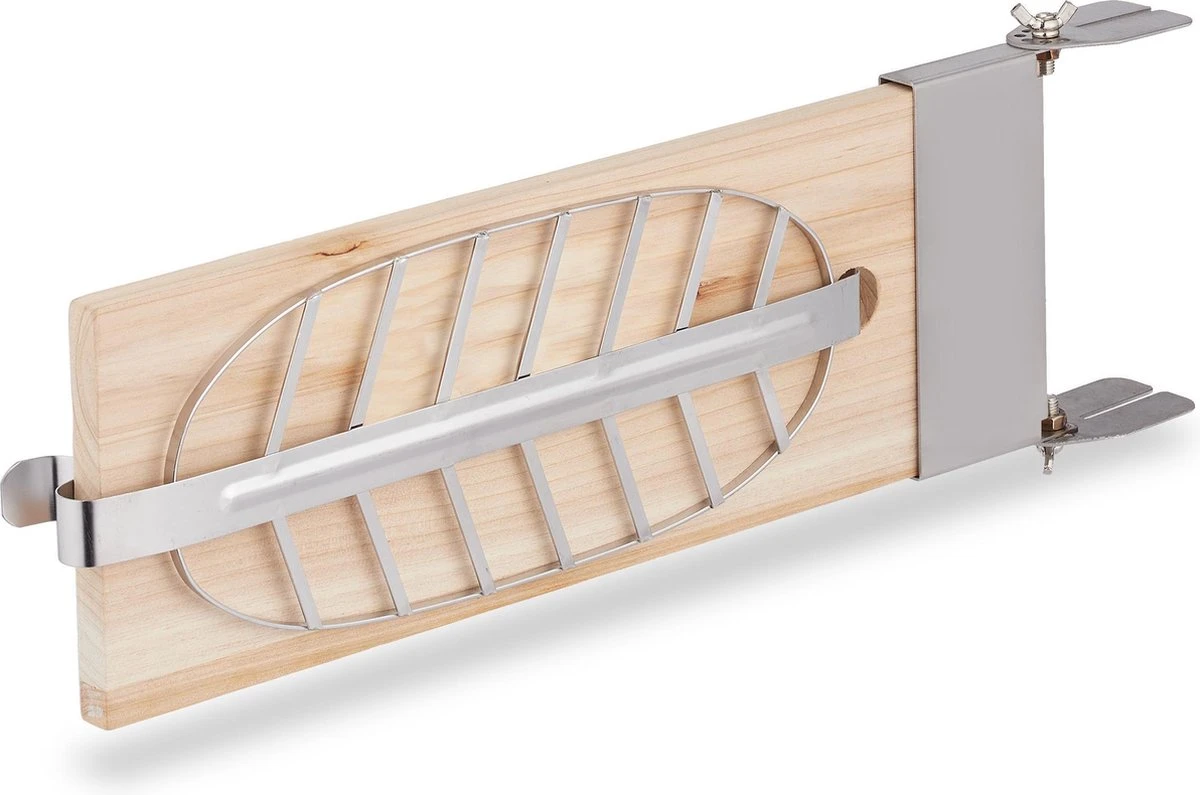 Relaxdays Ensemble De 2 Planches à Saumon Finlandais - Bois De Cèdre - Planche à Fumer Barbecue - Support Ovale - Pinces 11 Relaxdays Ensemble De 2 Planches à Saumon Finlandais - Bois De Cèdre - Planche à Fumer Barbecue - Support Ovale - Pinces – Image 9