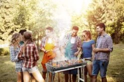 Gril De Carbone D'acier Inoxydable De Requin De Grand-mère, Gril Plein Air Pliable Portatif De Barbecue, Approprié à La Partie De BBQ De 5-10 Personnes -Magasin D'Accessoires Pour Barbecue 1200x799 3