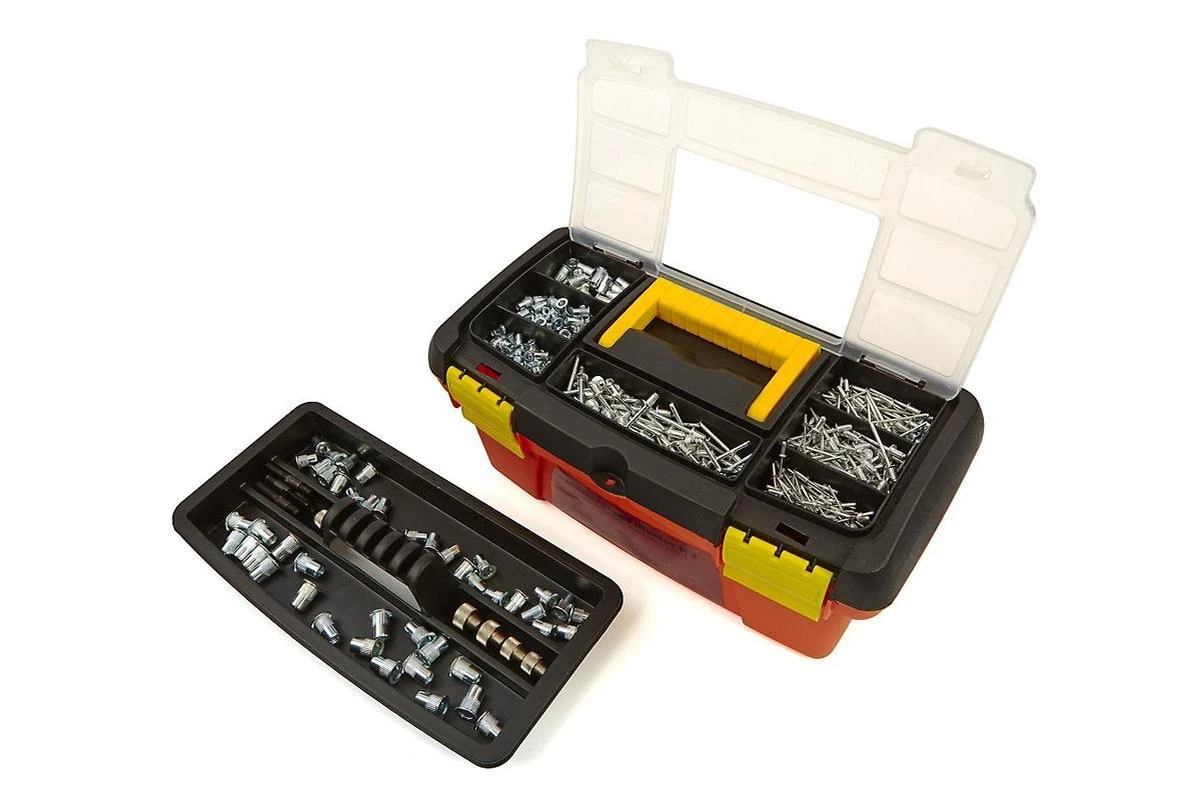 Ensemble De Pinces à écrous Aveugles Et Pinces à Rivets Dans Un étui 6 Ensemble De Pinces à écrous Aveugles Et Pinces à Rivets Dans Un étui – Image 4