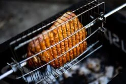 Panier à Gril Plat En Acier Inoxydable Auspit Pour Broche / Rôtisserie, Hauteur Réglable Sur 4 Niveaux -Magasin D'Accessoires Pour Barbecue 1200x800 146