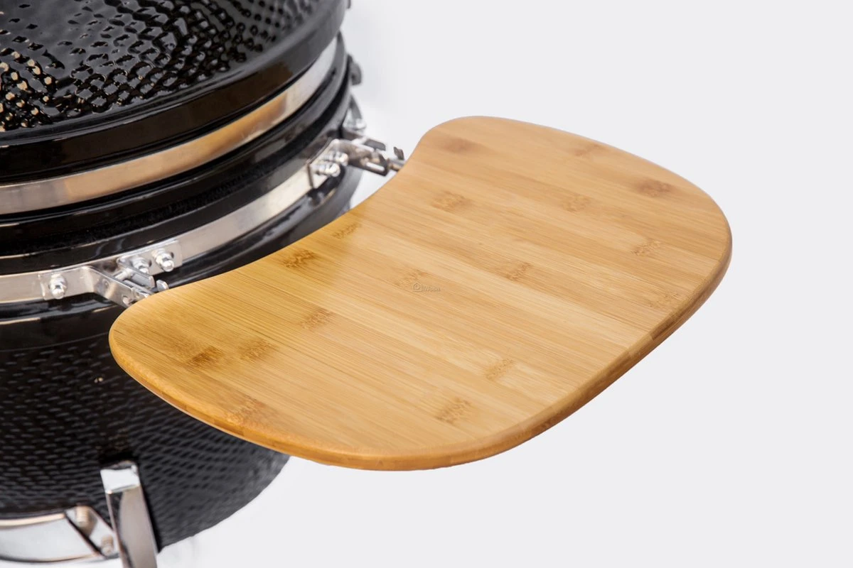 Kamado Medium Landmann Ø 45,7 Cm 18 Pouces Zwart - Avec Roulettes - Avec Thermomètre - Avec Grille De Ventilation - Barbecue Kamado - Barbecue En Céramique - Kamado Large 8 Kamado Medium Landmann Ø 45,7 Cm 18 Pouces Zwart - Avec Roulettes - Avec Thermomètre - Avec Grille De Ventilation - Barbecue Kamado - Barbecue En Céramique - Kamado Large – Image 6