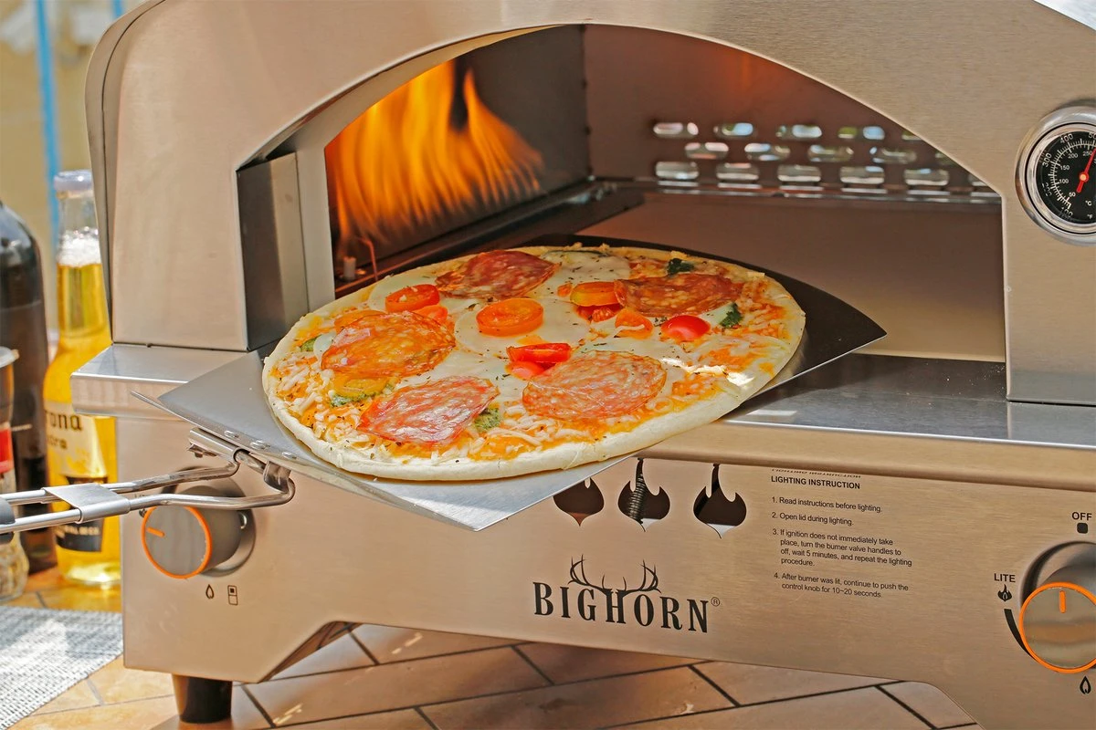 Pelle à Pizza Bighorn Pour BBQ Et Four-Manche Pliant -Coupe-Pizza-Inox -convient Comme Pelle à Pain Et Pelle à Four - SRPT01 8 Pelle à Pizza Bighorn Pour BBQ Et Four-Manche Pliant -Coupe-Pizza-Inox -convient Comme Pelle à Pain Et Pelle à Four - SRPT01 – Image 6