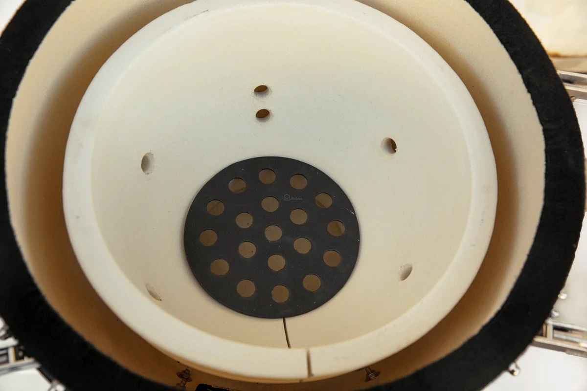 Kamado Medium Landmann Ø 45,7 Cm 18 Pouces Zwart - Avec Roulettes - Avec Thermomètre - Avec Grille De Ventilation - Barbecue Kamado - Barbecue En Céramique - Kamado Large 9 Kamado Medium Landmann Ø 45,7 Cm 18 Pouces Zwart - Avec Roulettes - Avec Thermomètre - Avec Grille De Ventilation - Barbecue Kamado - Barbecue En Céramique - Kamado Large – Image 7