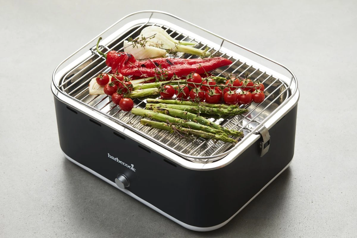 Barbecook Carlo - Barbecue Au Charbon De Bois - Barbecue De Table - Sac De Transport - Compact - Ventilateur - 38,5 X 28,5 Cm - 6 P. - Gris 5 Barbecook Carlo - Barbecue Au Charbon De Bois - Barbecue De Table - Sac De Transport - Compact - Ventilateur - 38,5 X 28,5 Cm - 6 P. - Gris – Image 3