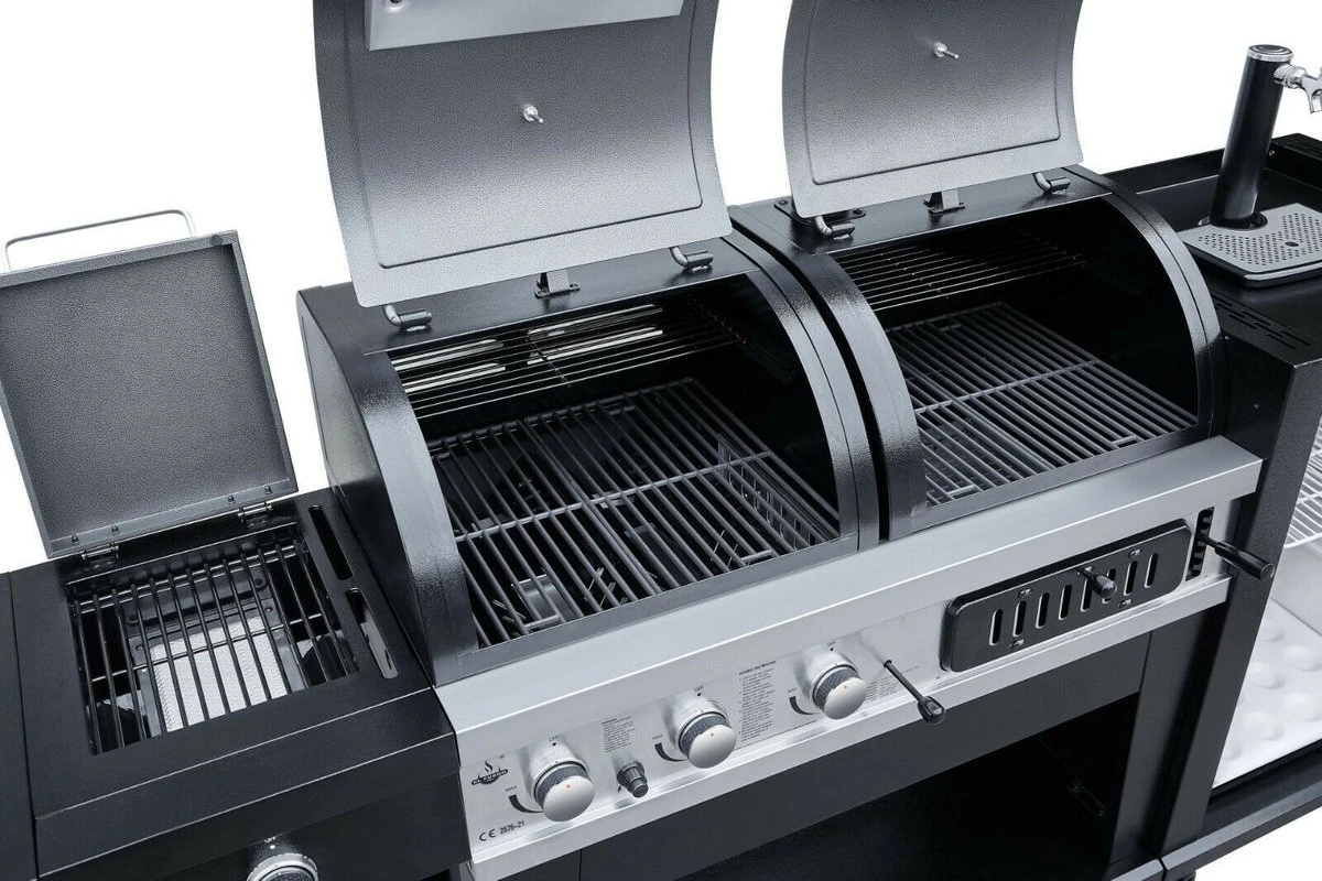 Barbecue Combiné El Fuego 3 En 1 Avec Système De Robinet - Cuisine Extérieure - 146 Kg - Grilles En Fonte - Barbecue - Barbecue 9 Barbecue Combiné El Fuego 3 En 1 Avec Système De Robinet - Cuisine Extérieure - 146 Kg - Grilles En Fonte - Barbecue - Barbecue – Image 7