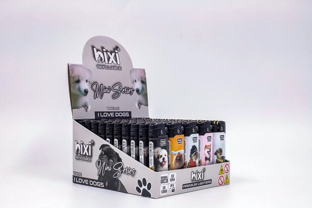 Bixi Classic 'I Love Dogs' - Briquet Climatiquement Neutre - Briquet - Briquet - Beau Design - Design - Bixi - Le Briquet Climatiquement Neutre - 50 Pièces/présentoir 4 Bixi Classic 'I Love Dogs' - Briquet Climatiquement Neutre - Briquet - Briquet - Beau Design - Design - Bixi - Le Briquet Climatiquement Neutre - 50 Pièces/présentoir – Image 2